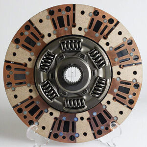 Full-ceramic clutch disc assembly