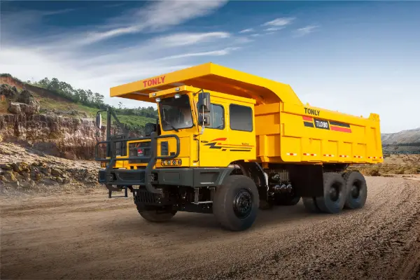 Mine dumping truck